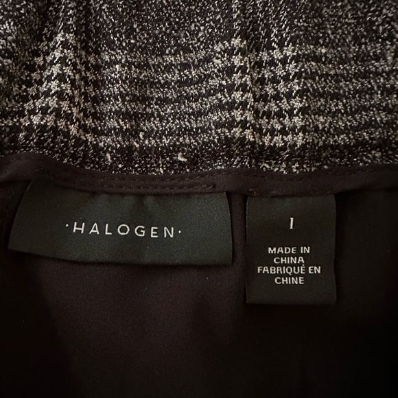 HALOGEN check pants in Charcoal US L🌸 - Picture 6 of 7